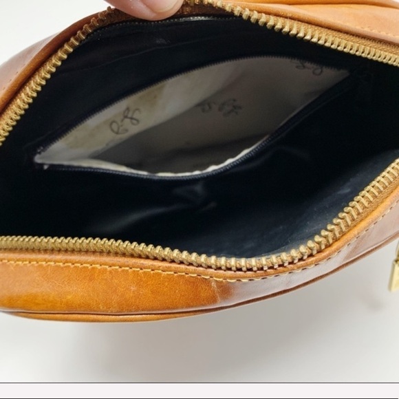 Vintage L.J. Simone Croc Embossed Leather Crossbody Bag - Picture 6 of 8